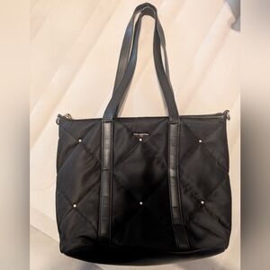 Karl Lagerfeld Black Tote Bag with Structured Design